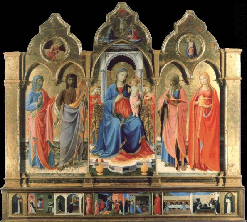 Fra Angelico Virgin and child Enthroned with Four Saints china oil painting image